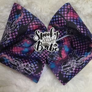 Spooky little babe jumbo hair bow- $6 each or 4 for $20 reposh bows